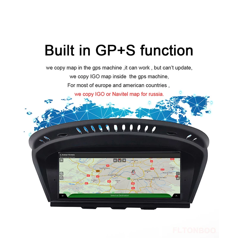 ID7 Android 10 для Bmw серии 5 E60 E61 E62 E63 E90 Автомобильный Gps Wifi Canbus рулевое колесо 8 ядер 64 ГБ