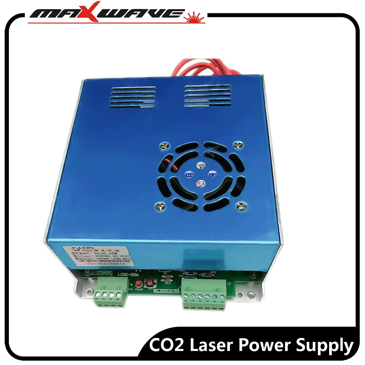 Maxwave 60 Вт CO2 лазерный источник питания MYJG 60WT 110 V/220 V для лазерной трубки