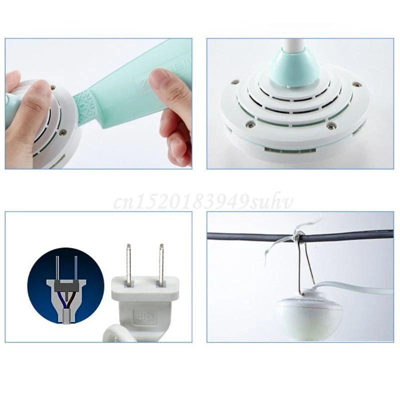 

AC 220V 7W Mini Silent Household Dormitory Bed Electric Hanging Fan Ceiling Fan
