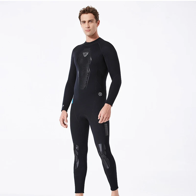 Цельный неопреновый гидрокостюм 3 мм мужской костюм для дайвинга с аквалангом