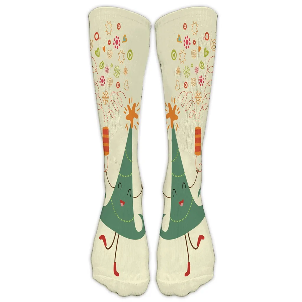 

Cotton Christmas Socks Women &Men New Autumn Winter New Year Santa Claus Christmas Tree Snow Elk Gift Happy Socks