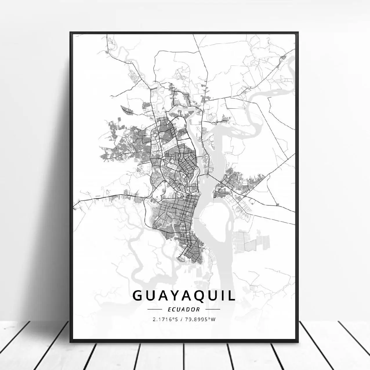 Художественный плакат на холсте Эквадор Guayaquil Quito|Рисование и каллиграфия| |