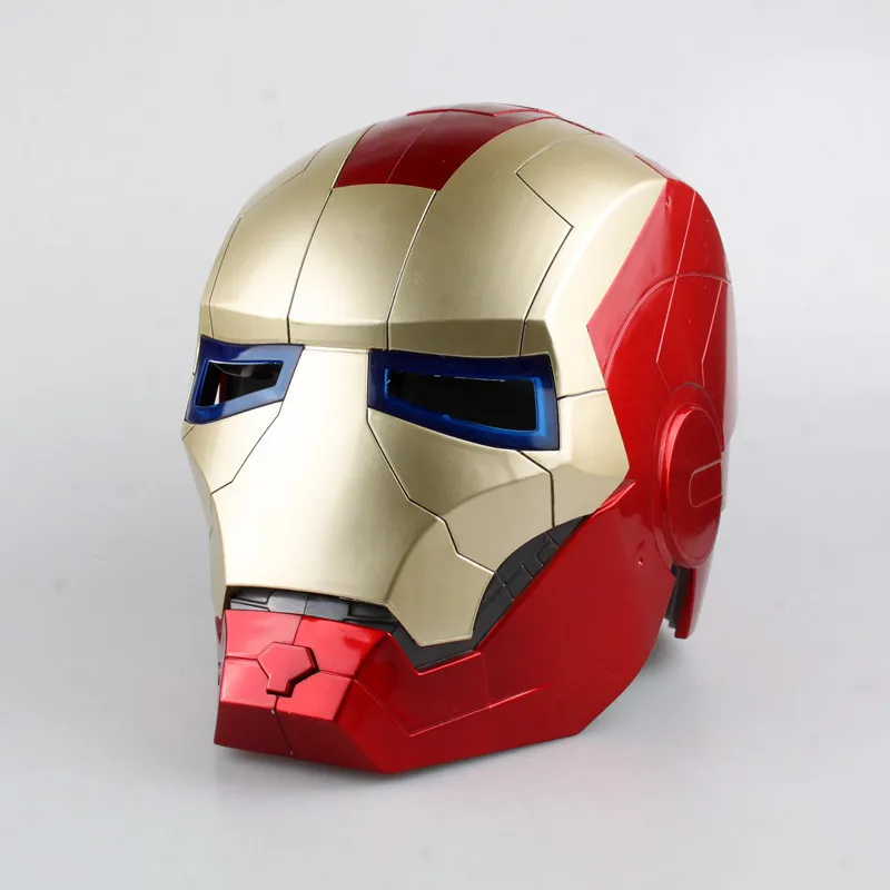 Высококачественный светодиодный шлем IRONMAN Fer Homme 1 шт. полностью лицевая маска ABS