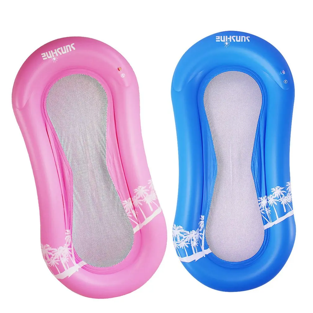 

Summer Air Mattresses Single Row Shade Inflatable Mattress Floating Floating Sleep Bed Lounge Chair For Outdoor Water Beach