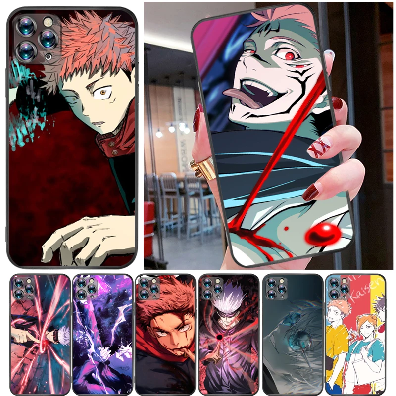 

Jujutsu Kaisen Satoru Gojo Sukuna Yuji Itadori Fushiguro Megumi Phone Case For iPhone 11 Pro MAX Back Cover Coque Cases
