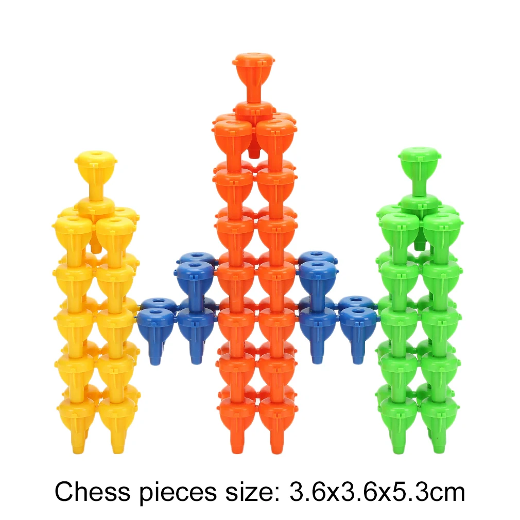 

Useful Children Kid Building Block Toys Plastic Children Educational Brain Development Chess Pieces Toys Set