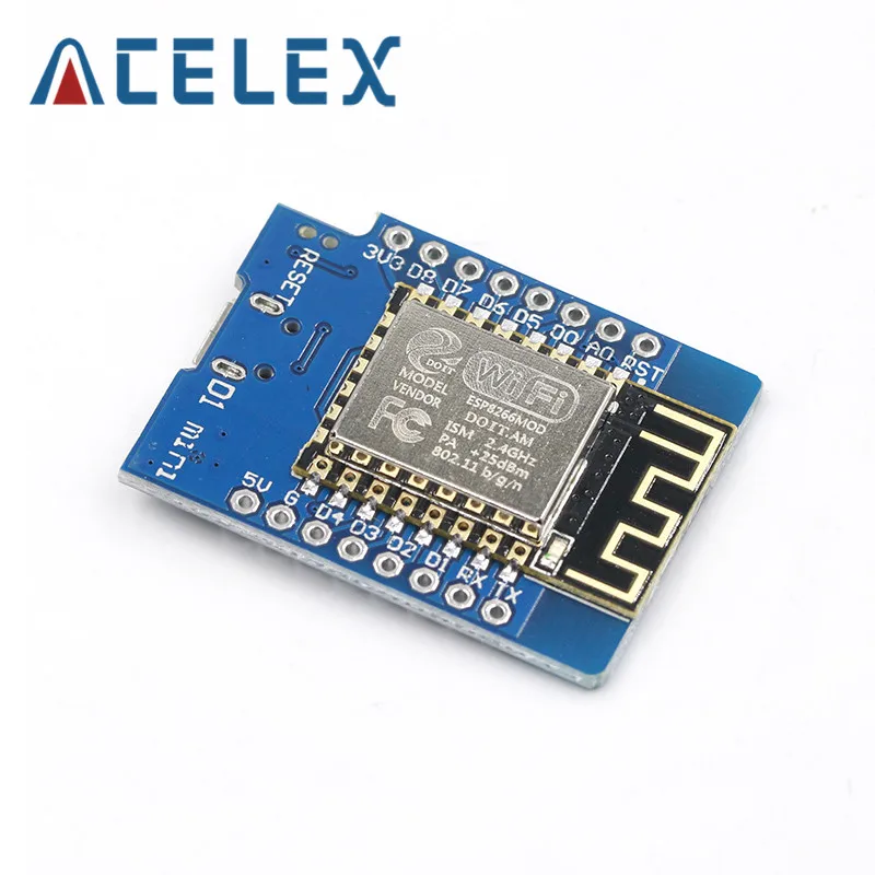 5 шт. D1 mini V1 - Mini NodeMcu 4M байт Lua Wi-Fi плата разработки Интернета вещей ESP8266 от WeMos |