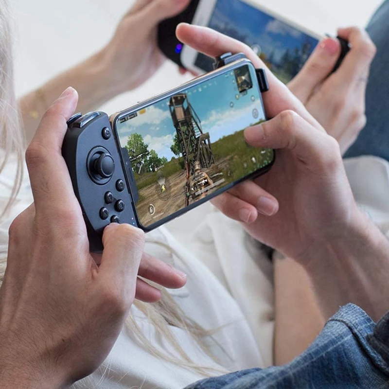 

G6 Mobile Game Controller,Wireless One-Handed Gamepad with Joystick for PUBG/ROS