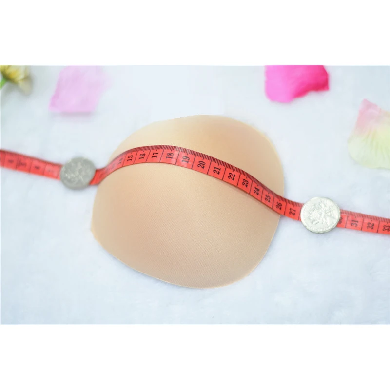 

2pcs/ 1pair Women Bra Insert Pads Breast Enhancer Chest Cups Pads Removeable Foam Pads For Sexy Swimsuit Padding Accessories