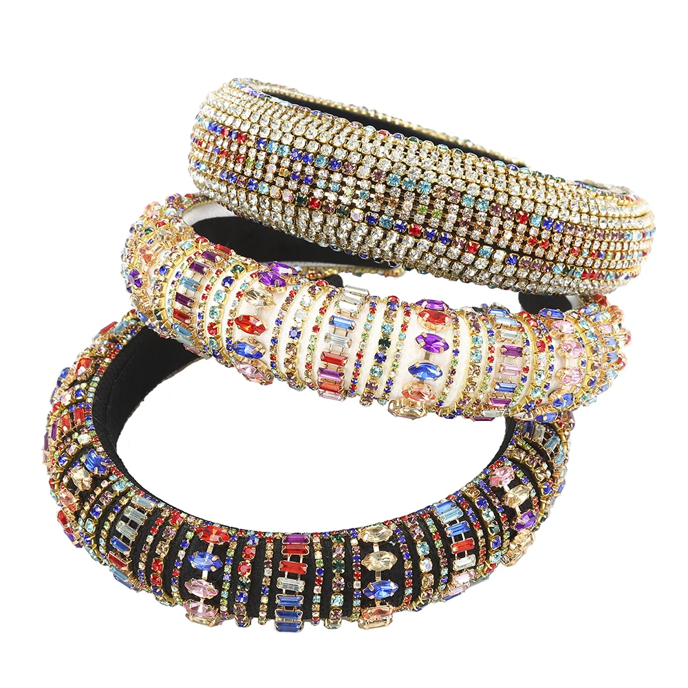 Женский обруч для волос AWAYTR яркий с блестящими стразами ограниченный выпуск| |