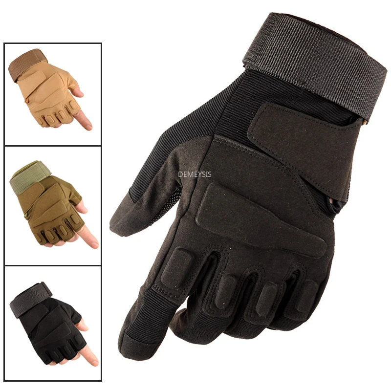 Полный палец и полуперчатки военного перчатки армейские для страйкбола съемки
