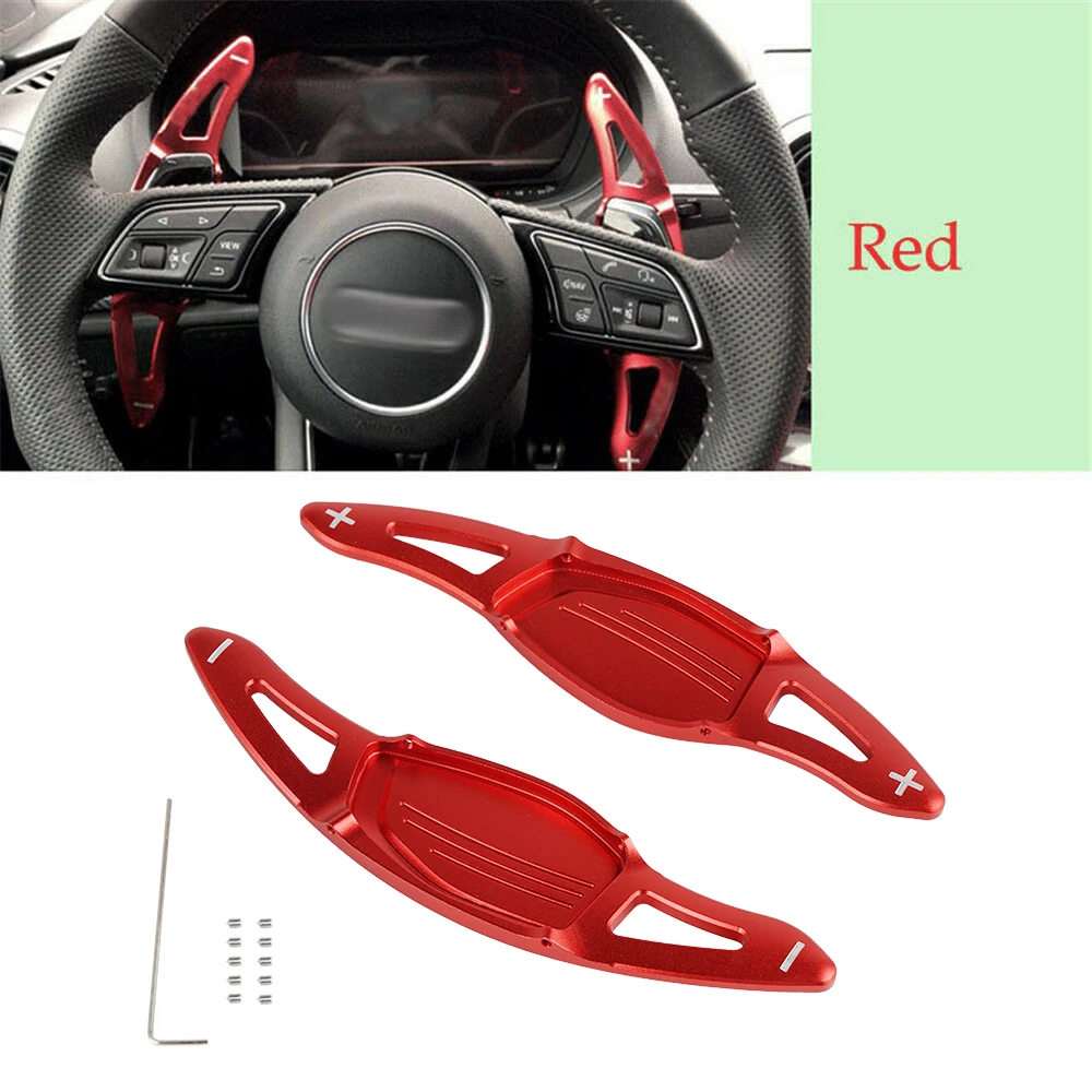 NICECNC рулевое колесо сдвиг весло расширение для новых Audi R8 2016 2017 2018 RS3 RS4 RS5 TT