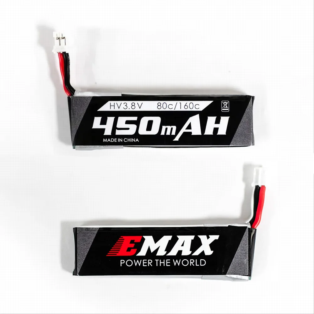 2 шт./4 шт. аккумулятор EMAX RC для дрона HV 3 8 в 450 мАч Lipo Tinyhawk FPV гоночного вертолета на