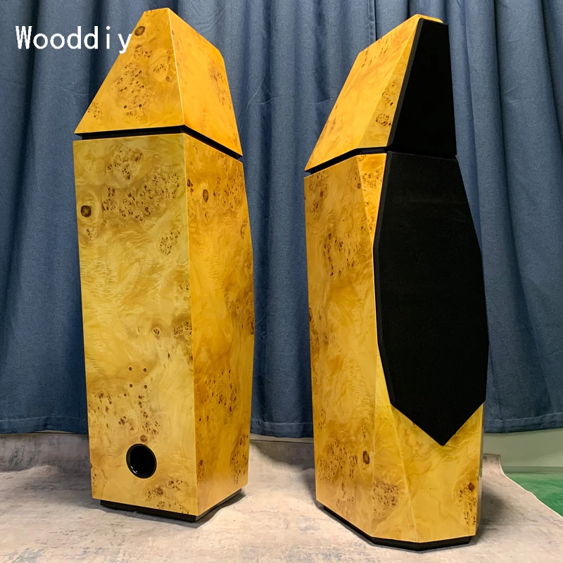 Деревянный самодельный 12-дюймовый одинарный динамик из березовой фанеры пустой