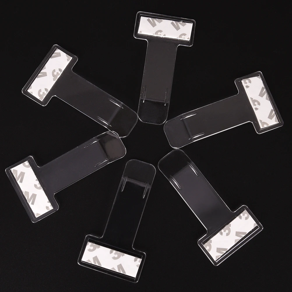 

Комплект крепежных наклеек на лобовое стекло 5 шт./лот, автомобильные аксессуары, держатель разрешения на парковку автомобиля, наклейка-заж...