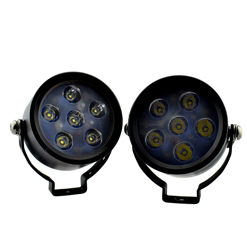 Лампа для мотоцикла, 6 светодиодов, 12 В, 60 Вт, 6000k