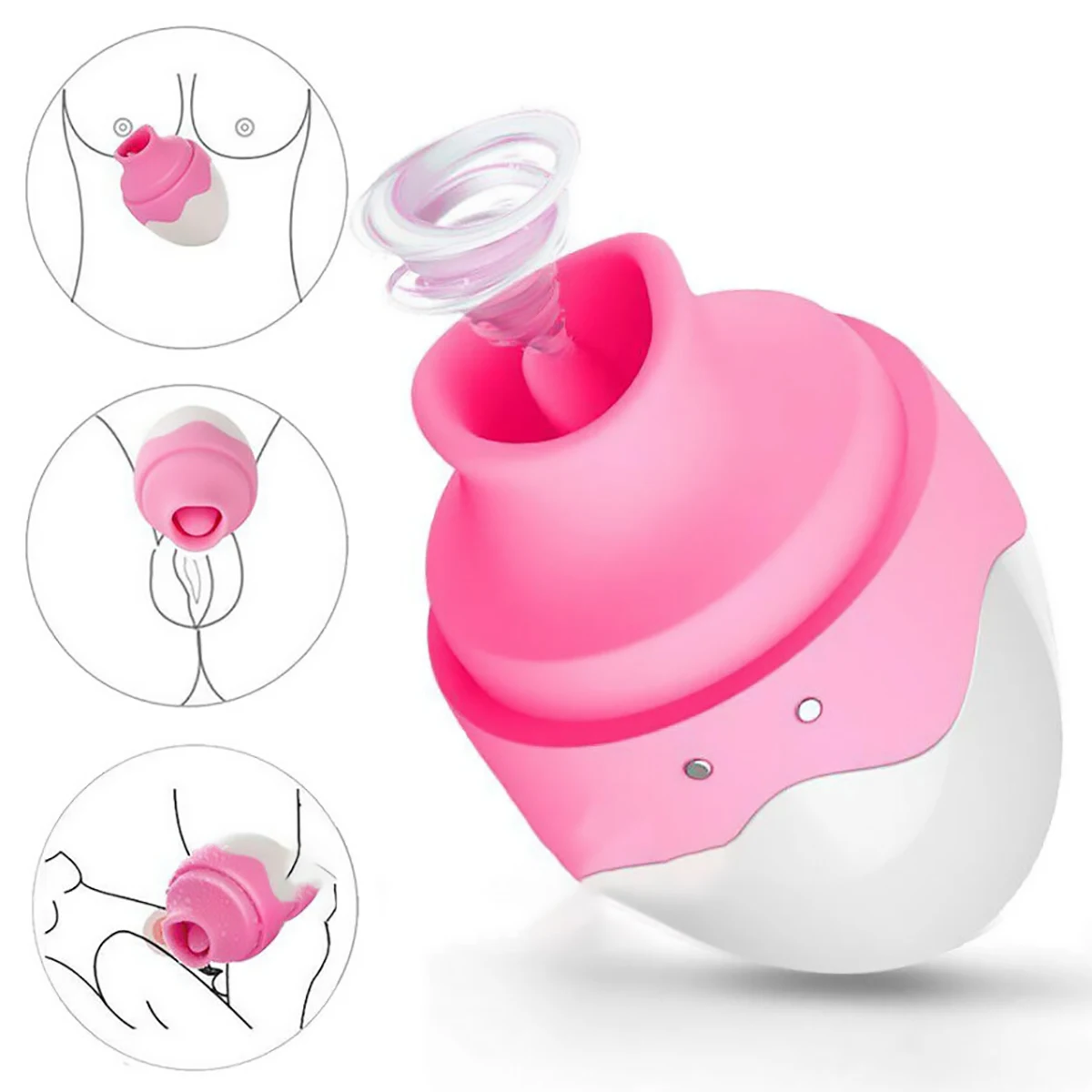 Оральный клитор орального секса вибратор для сосков присоска массажер