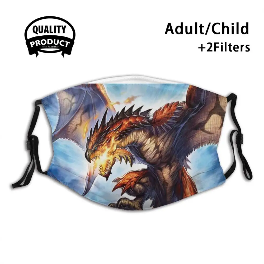 

Rathalos Diy Adult Kids Face Mask Rat Monster Hunter World Freedom Tri 4G Ultimate Generations G Rank Rathian Gold Silver Mhw