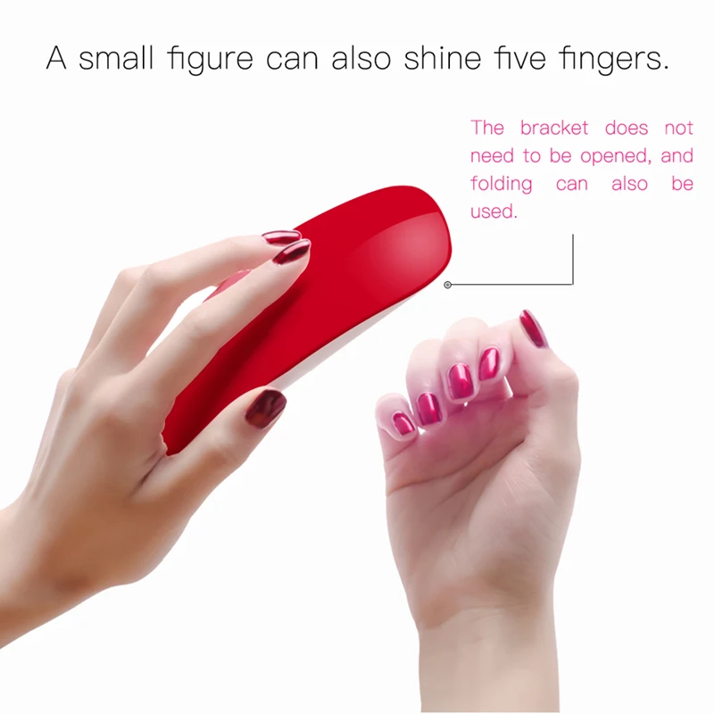 Сушилка для ногтей SUN Mini 6 Вт СВЕТОДИОДНЫЙ УФ лампа портативный кабель Micro USB