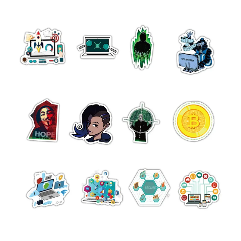 98 Pcs/Pack Hacker Programmer Java Series Stickers For Motorcycle Refrigerator Bicycles Skateboards C + PHP Laptop Pegatinas | Игрушки и