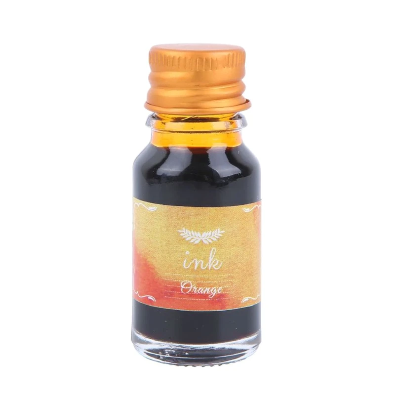 

1 Bottle Pure Colorful 10ml Fountain Pen Ink Non-carbon Refilling Ink Stationery