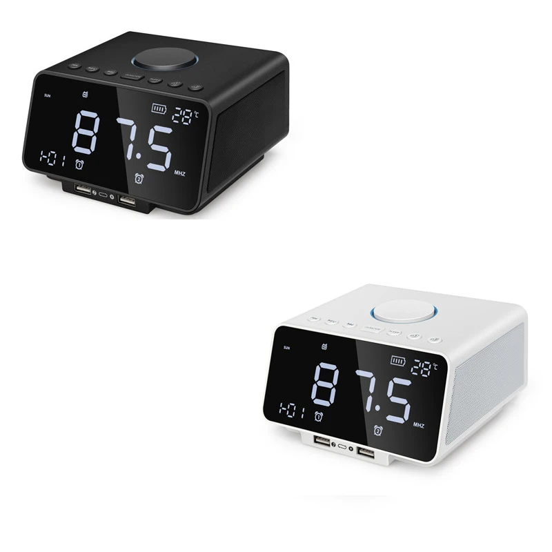 Bluetooth Колонка K9 2019 Многофункциональный Будильник корзина со звуком с радио FM и