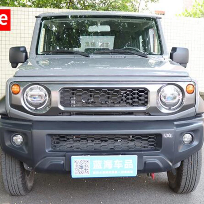 

Автомобильный передний гоночный гриль ABS, бампер, сетка двигателя для Suzuki Jimny JB74 JB64 2018 2019 2021, автомобильные аксессуары