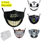 Тканевая маска для лица PM2.5, многоразовая, с защитой от ветра, хлопковая