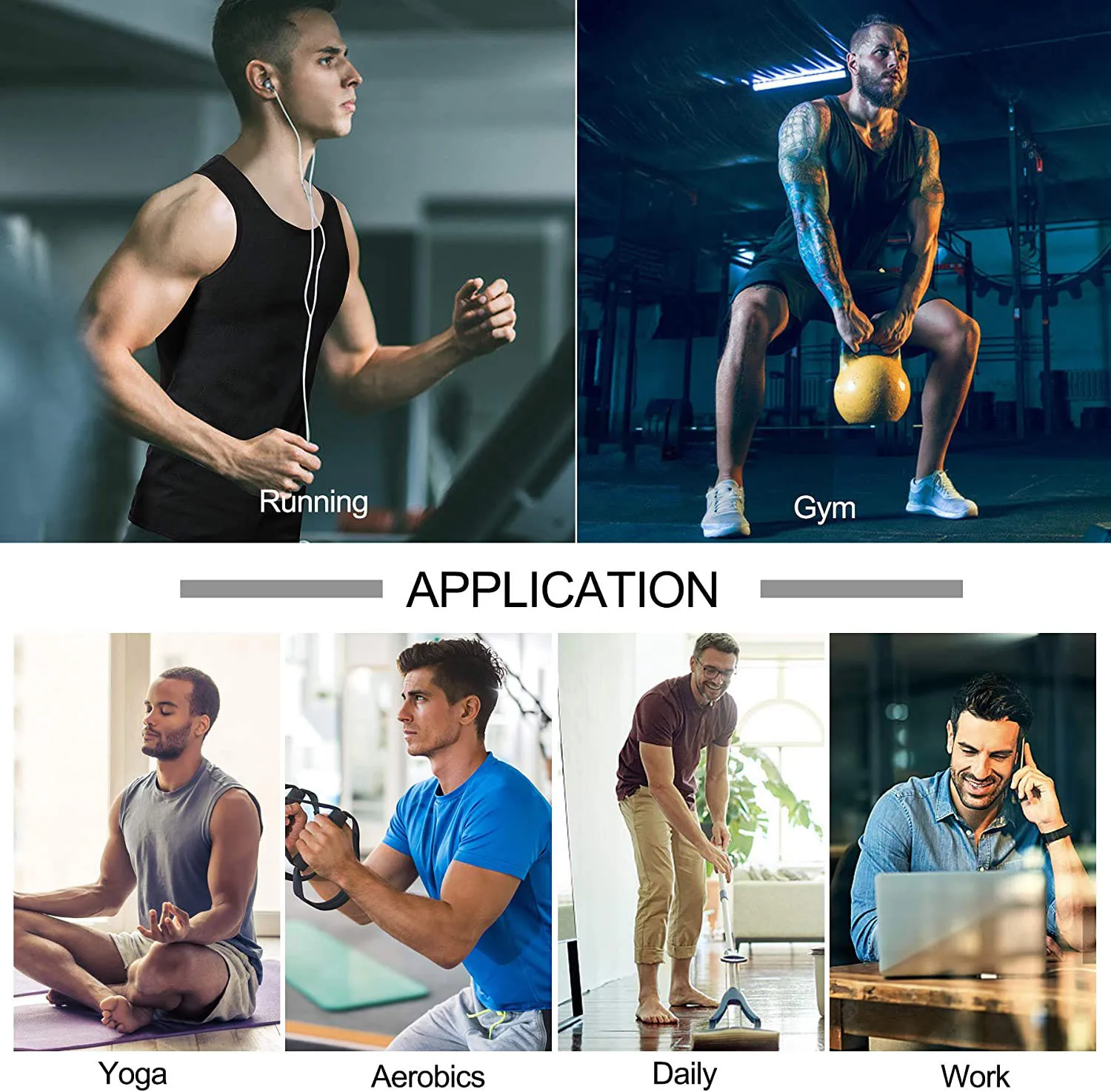 

Neoprene Slimming Sweat Sauna Vest Workout Body Shaper Yoga Waist Trainer Shapewear Fitness Pants