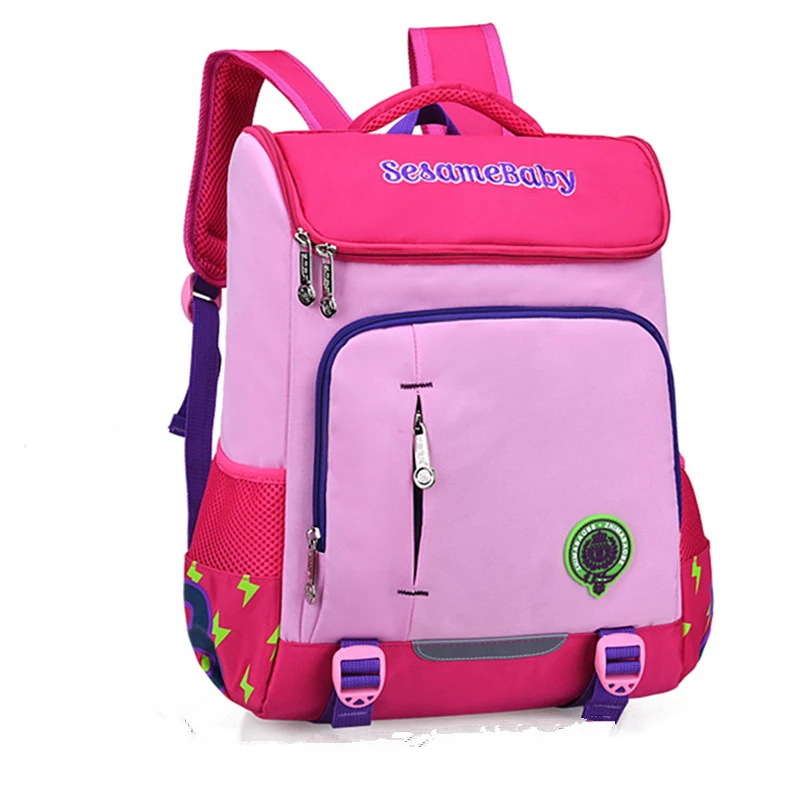 school KIDS orthopedic Lovely bags for boys girls stitching cute Children backpacks Lightweight waterproof school backpack