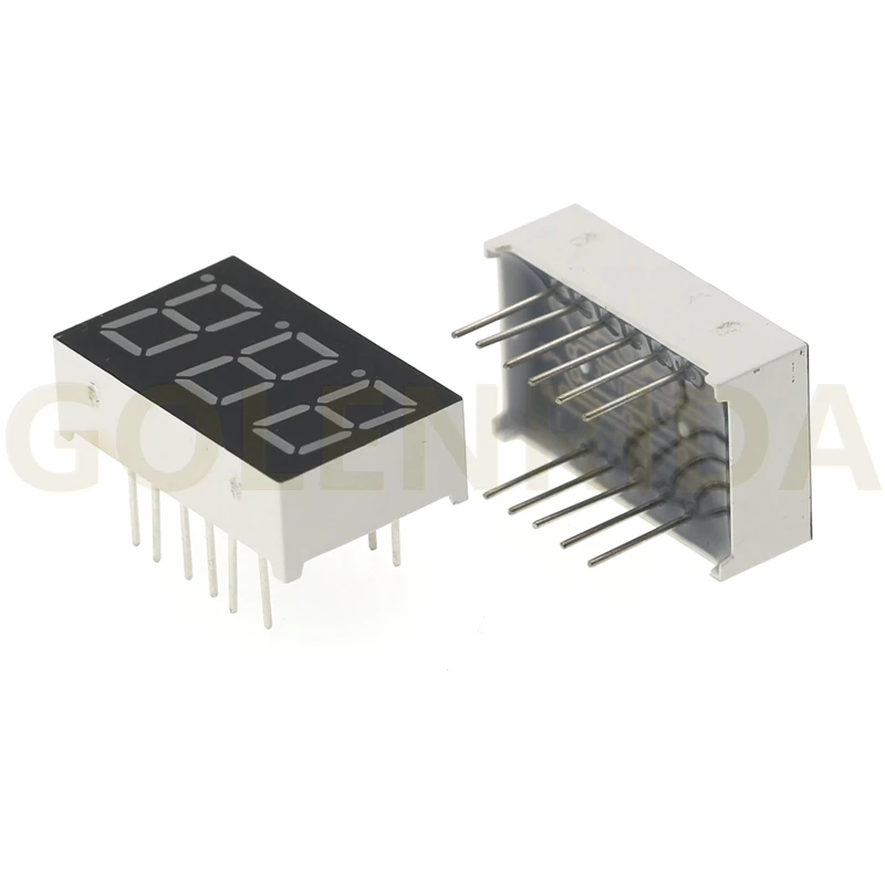 

5PCS Digital tube segment 0.28 inch common Anode 3 Bit digital Tube 0.28" inch.Red LED Display LED Digital tube 2831BS