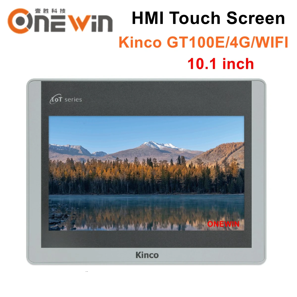 Kinco 4G WiFi HMI dokunmatik ekran GT100E GT100E-4G GT100E-WiFi Ethernet desteği uzaktan 10.1 inç insan makine arabirimi