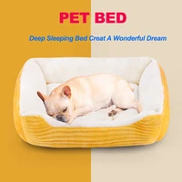rectangle dog bed sleeping bag kennel cat puppy sofa bed pet house winter warm beds cushion for small dogs legowisko dla kota