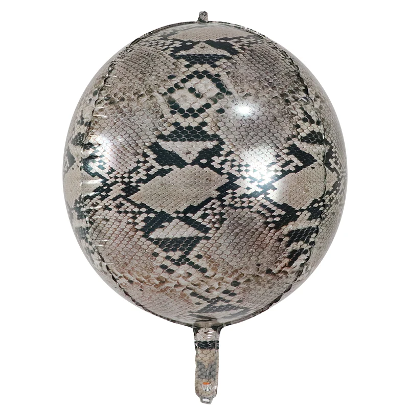 20 штук 4D животный принт Фольга воздушные шары Зебра с принтом Тигр для свадьбы