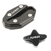 logo nmax for yamaha nmax 155 125 nmax155 2020 2021 2022 motorcycle side stand enlarger support kickstand column auxiliary