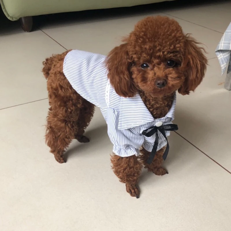 

Soft Cotton Puppy Dog Clothes Summer Pet Dress for Small Dogs Cats Shih Tzu Sphinx Dresses Shirts Cat Dog T-shirt Skirt Clothing