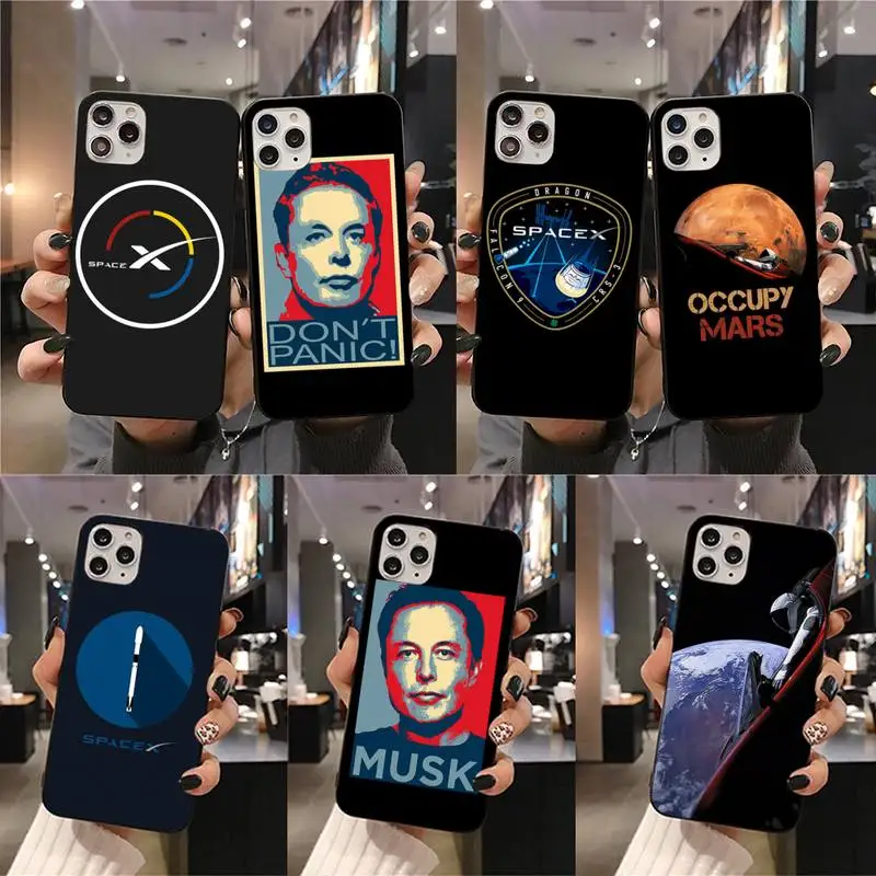 Чехол Elon Musk spacex для iPhone 11 pro XS MAX 8 7 6 6S Plus X 5S SE 2020 XR|Бамперы| |