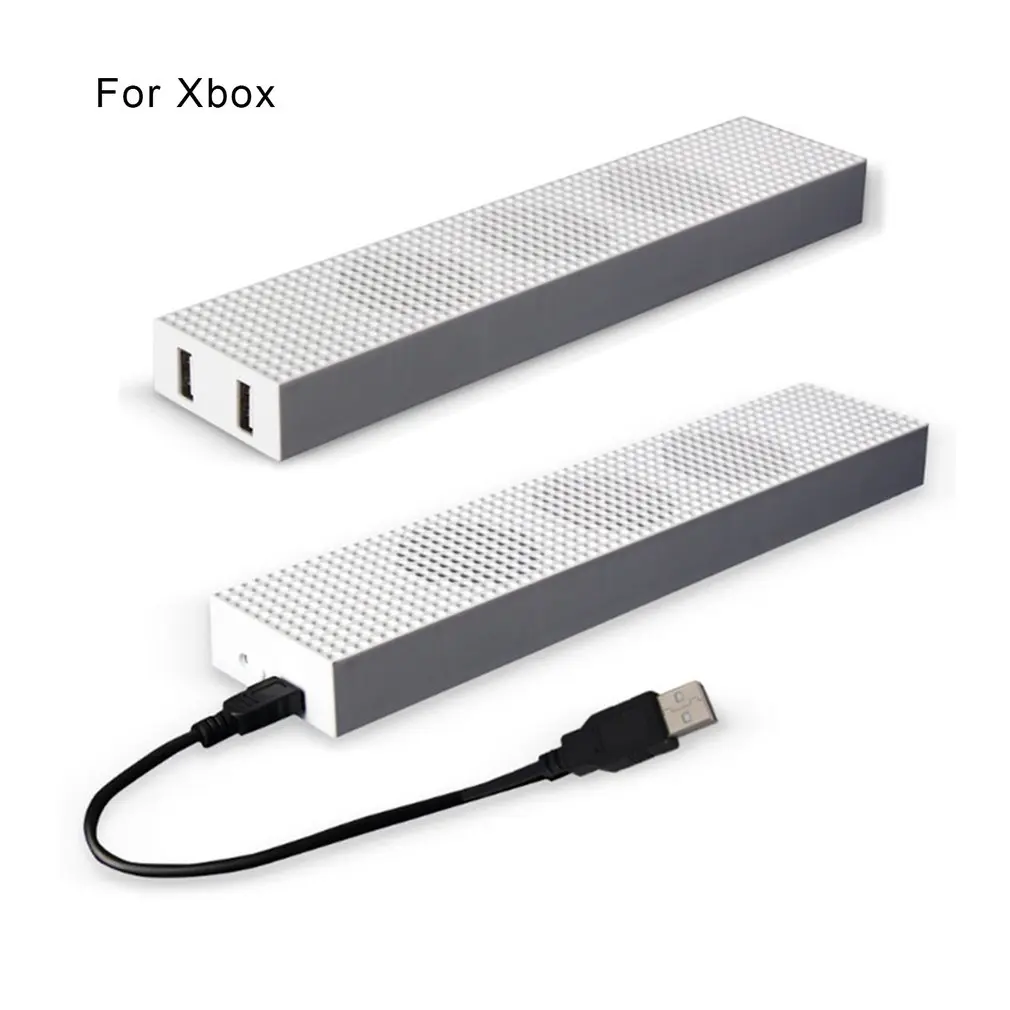 

for Xbox One S Cooling Fan with 2 USB Ports Hub and 3 H/L Speed Adjustment Cooling Fans Cooler for Xbox One Slim Gaming Console