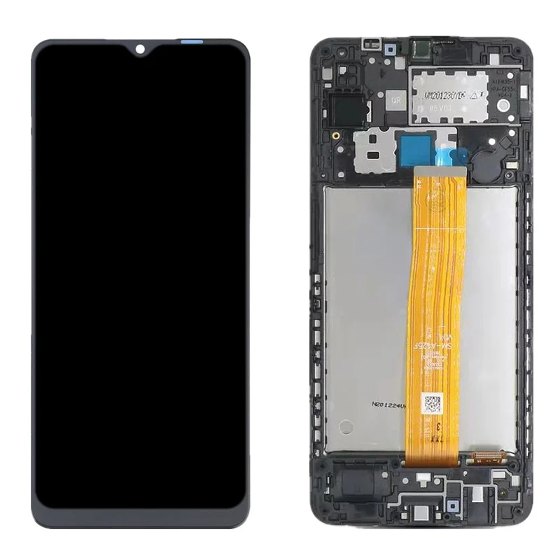 Pantalla t&aacute;ctil LCD Original para Samsung Galaxy A12, 2020, A125F, A125M, A125U, DS, DSN, montaje de digitalizador con o sin marco-2