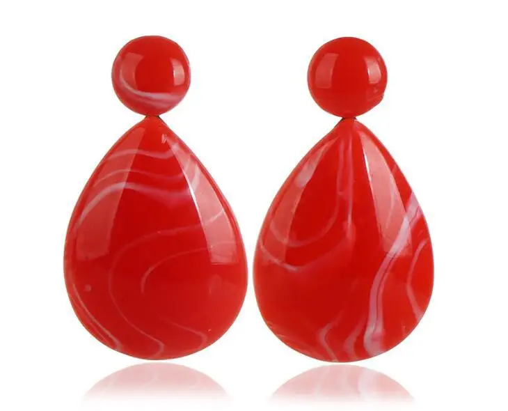 

European and American exaggerated water drop branch Earrings Fashion Female Earrings