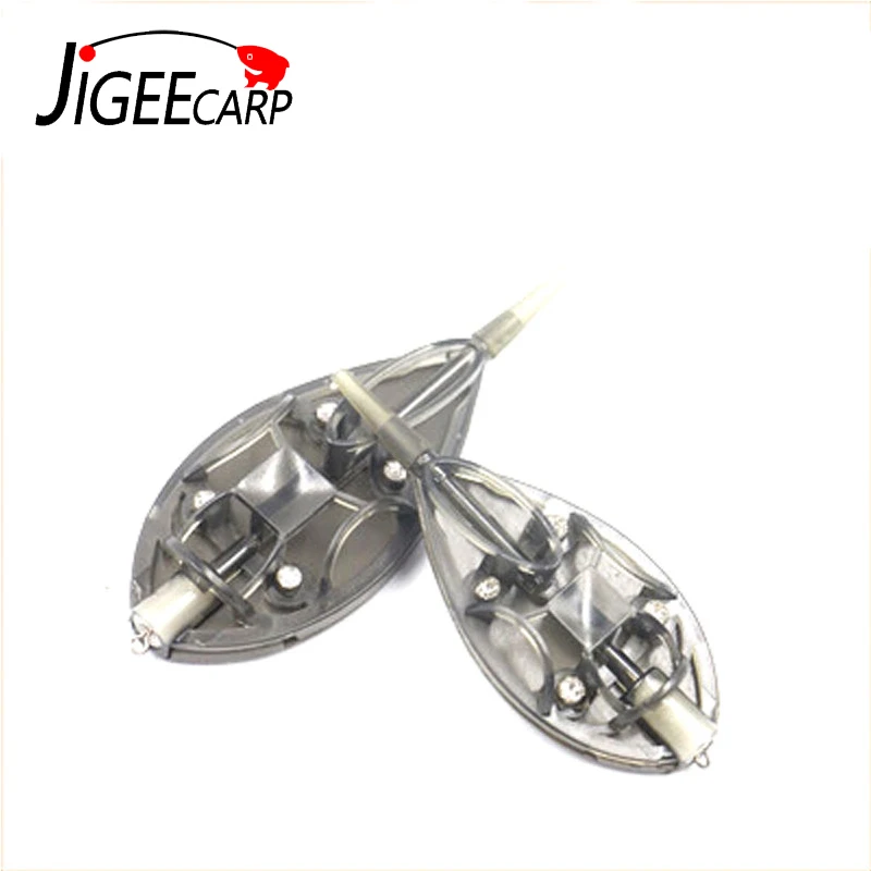 JIGEECARP 1 шт. Фидер для карпфишинга распределительная Платина свинец Pesca Фидер рыболовные аксессуары инструменты методы приманки рыболовный Карп фидер