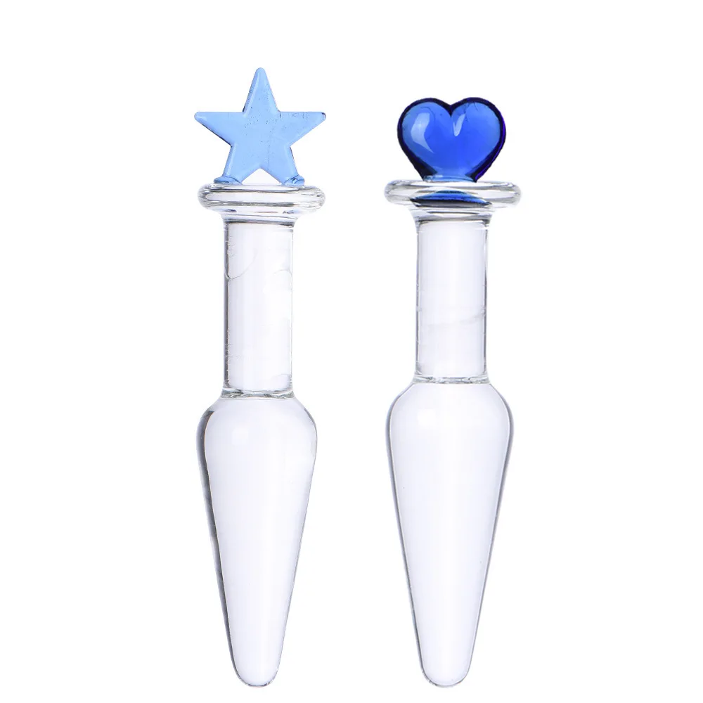 Стеклянная Пробка oyo сердце анальные секс-игрушки для женщин мастурбация вигина