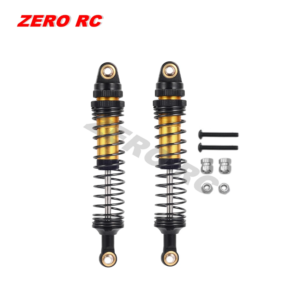 4PCS ALLOY 100MM OIL SUSPENSION SHOCKS ABSORBER EXTERNAL SPRING DAMPERS For SCX10 TRX-4 II III JEEP ROCK CRAWLER RC TRUCK | Игрушки и