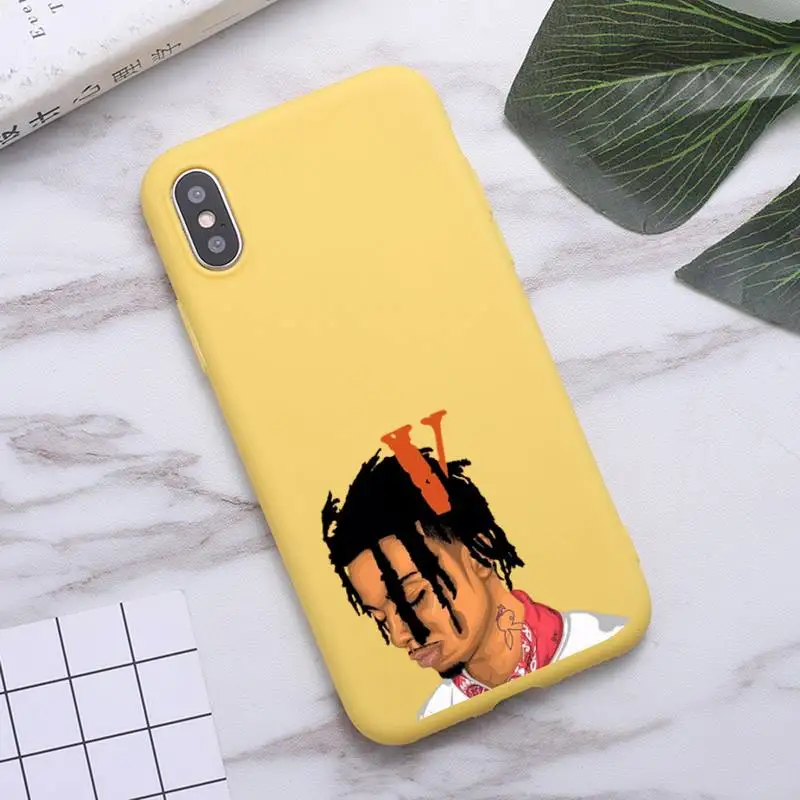 

Playboi Carti American rapper Phone Case Candy Color for iPhone 6 7 8 11 12 s mini pro X XS XR MAX Plus