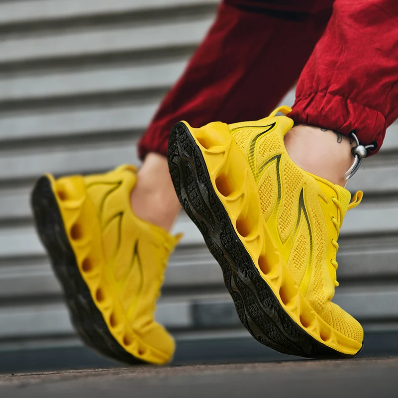 

Кроссовки мужские спортивные резиновые, прочная обувь для бега, увеличивающие рост, размер 44