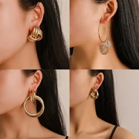 big hoop earrings sexy earrings accessories fashion exaggerated hoop ear loop smooth circle for women girls jewelry