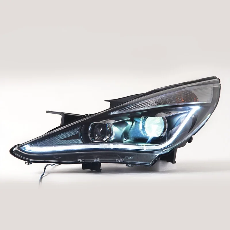 Автомобильная фара для Hyundai Sonata фары 2011 2014 двухлучевой Bi xenon объектив проектор