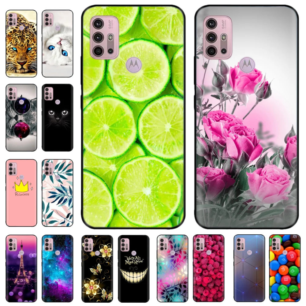 For Moto G30 Case Cool Fashion Pattern Back Cover For Motorola Moto G10 G20 Case for MotoG30 G 30 Bumper Soft TPU Silicone Cover