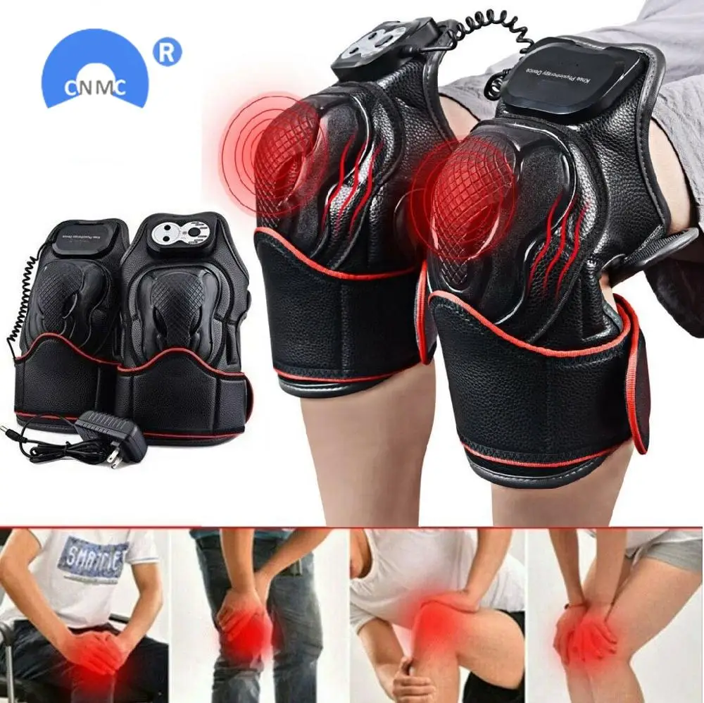 

Infrared Heated Knee Massager Rehabilitation Magnetic Vibration Heating Joint Physiotherapy Electric Massage Pain Relief