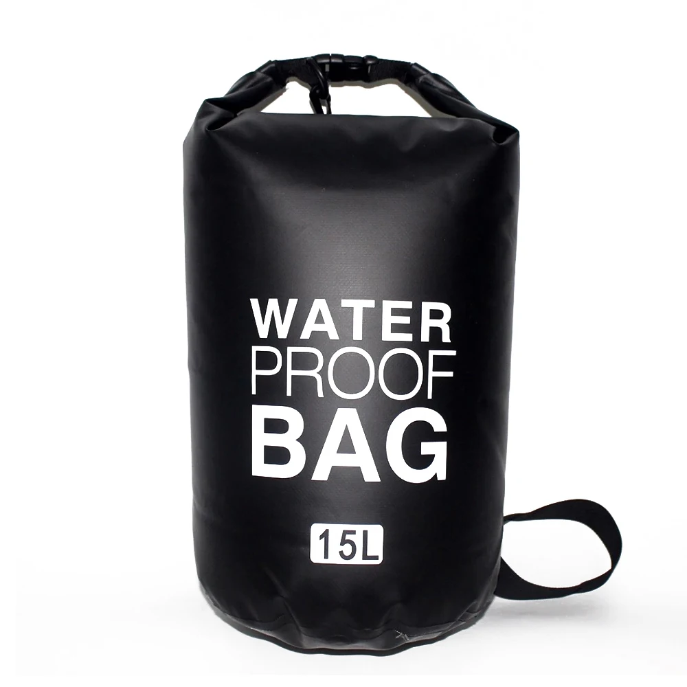 10L 15L Outdoor PVC Swimming Waterproof Dry Ocean Pack Sack Pouch Bag Swim Rafting Impermeable Water Proof Bag